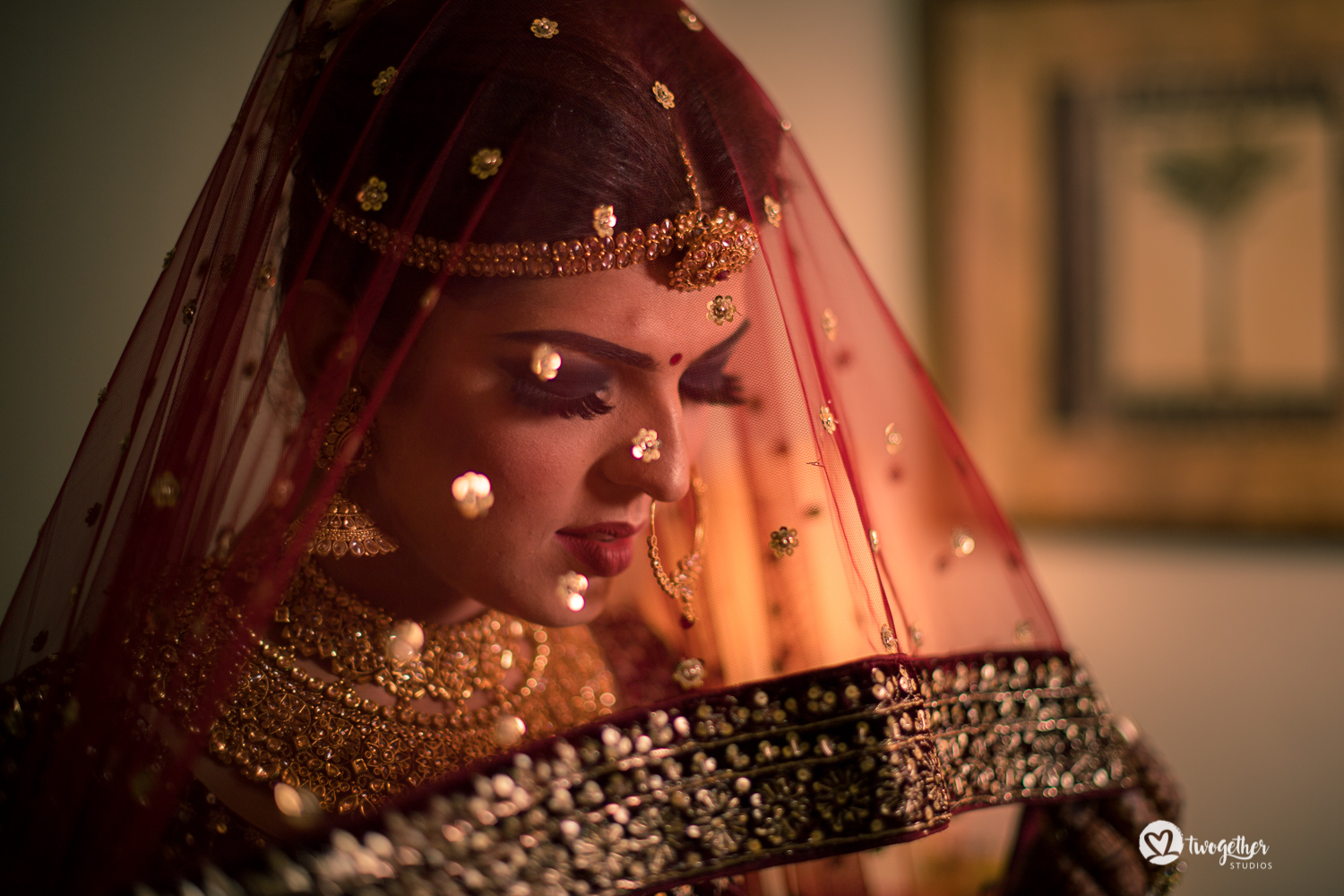 Bridal portrait Indian wedding photographer Jaipur destination wedding