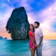 Krabi beach pre-wedding couple shoot photography