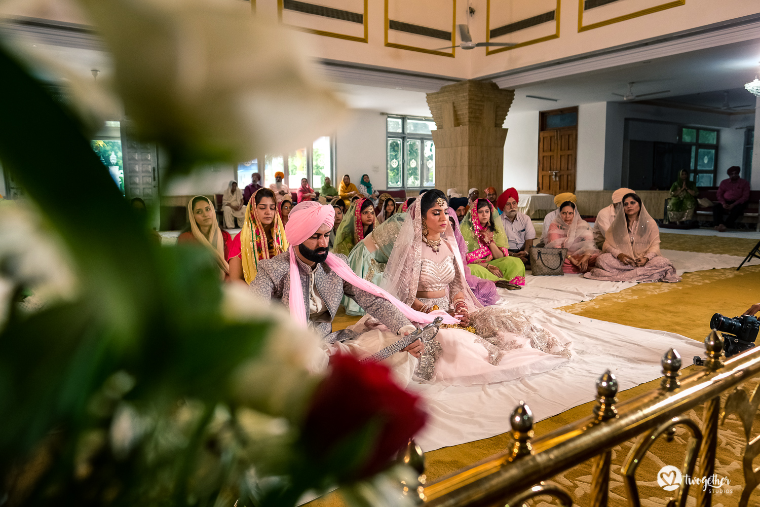 Gurudwara Delhi wedding in GK.