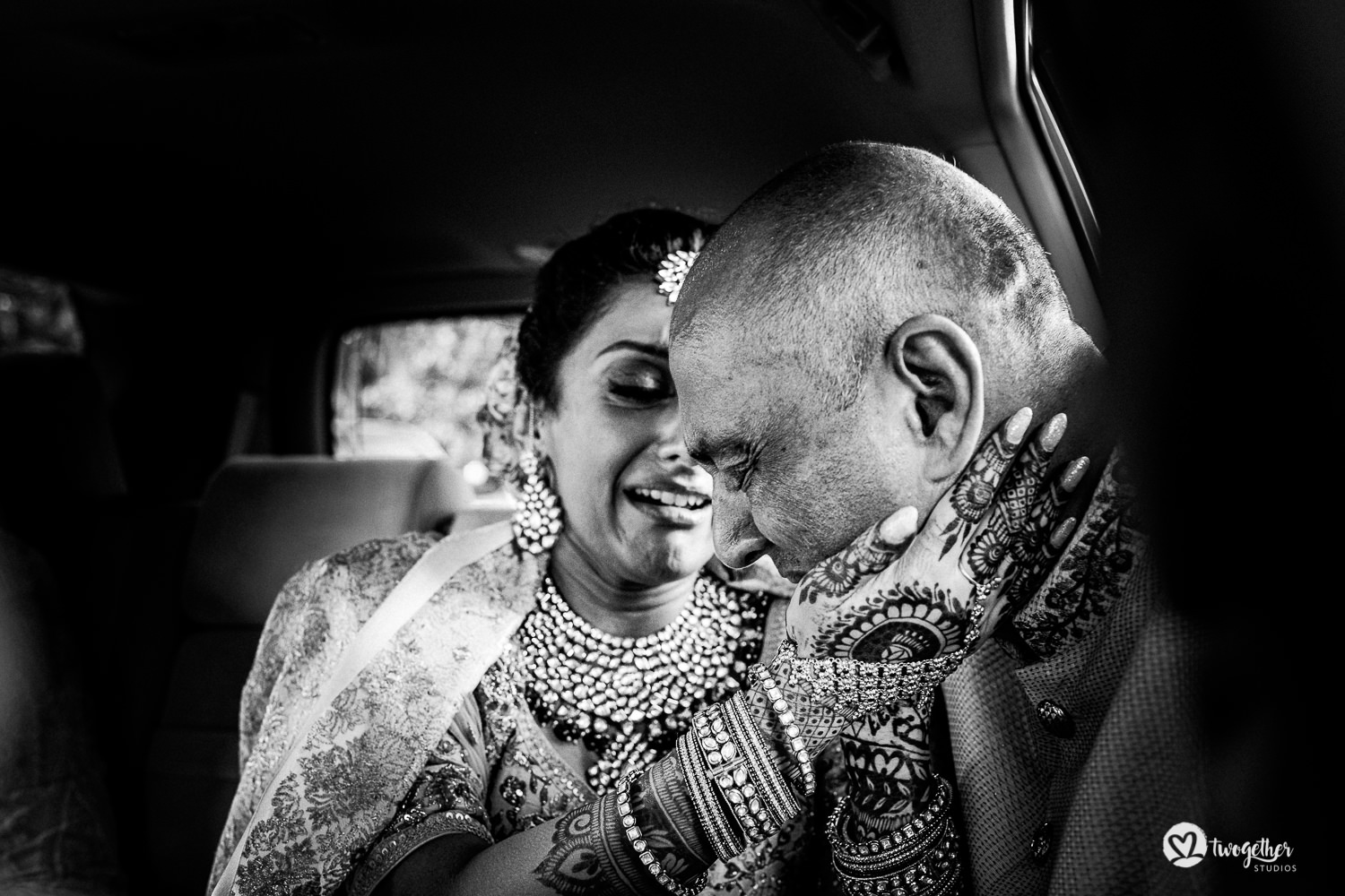 Indian bride cries as she bids her father farewell at a Kenya destination wedding