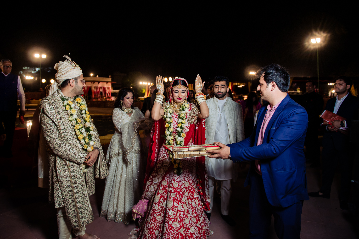 Jaipur destination wedding Vidaai