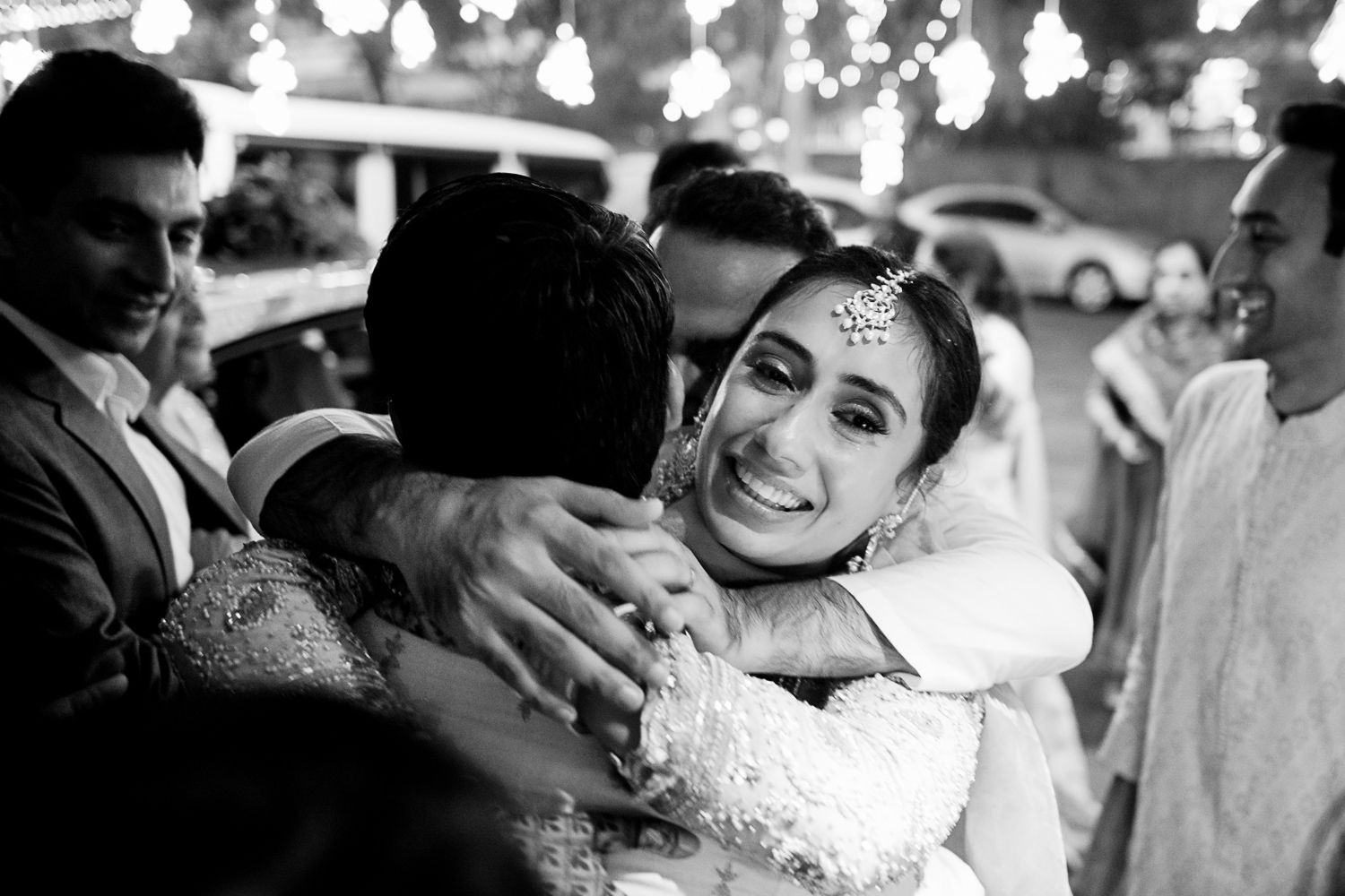 Bride during vidaai